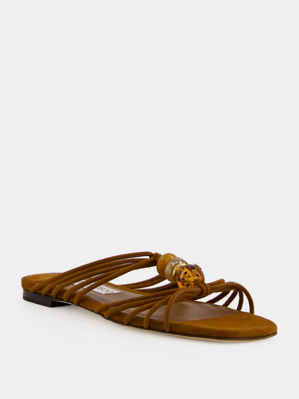 Tan Lova Mule Flat Suede Sandals sold by Fashion Clinic product image thumbnail 2