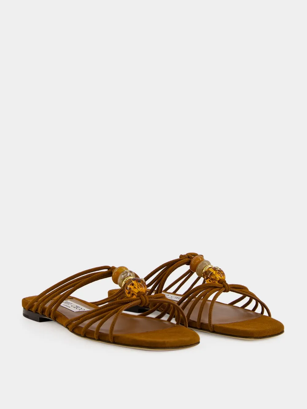 Tan Lova Mule Flat Suede Sandals sold by Fashion Clinic product image thumbnail 3