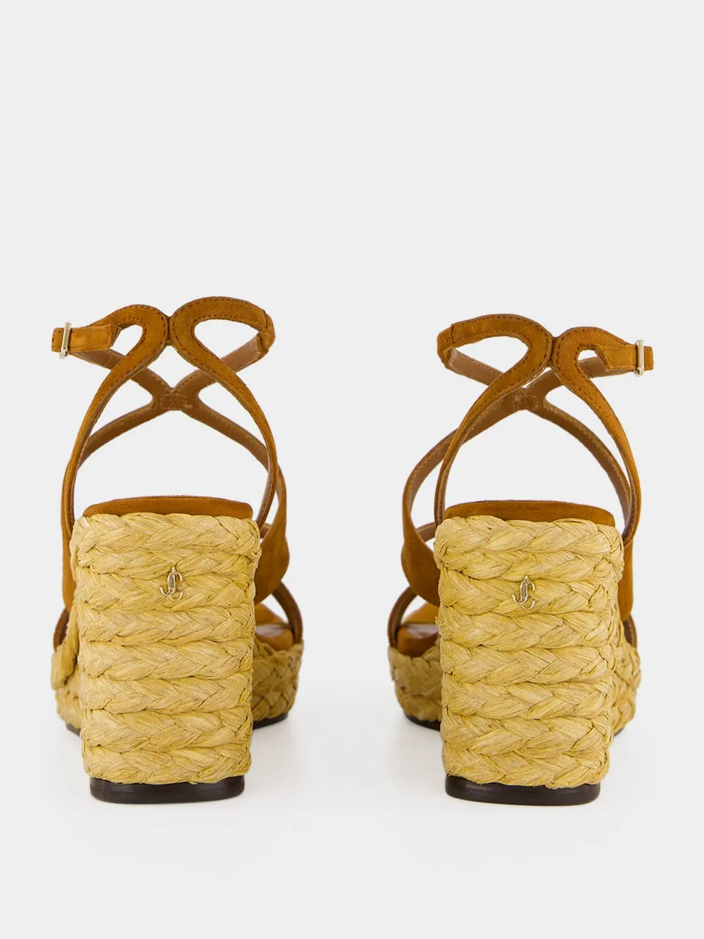 Ayla 85 Tan Suede Wedges sold by Fashion Clinic product image thumbnail 4