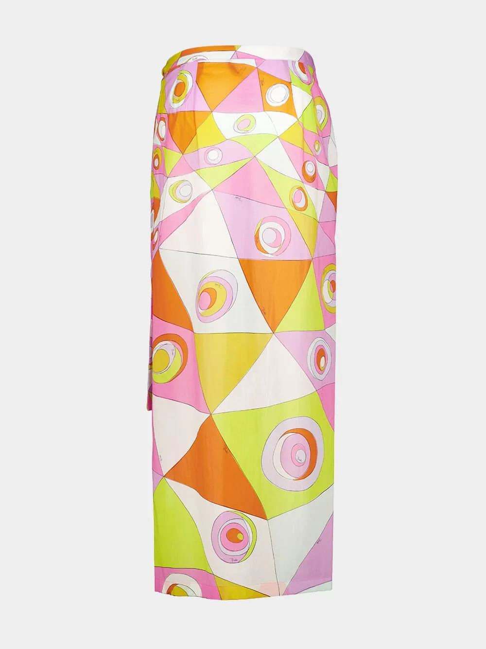 Occhi Print Cotton Sarong Skirt sold by Fashion Clinic product image thumbnail 3