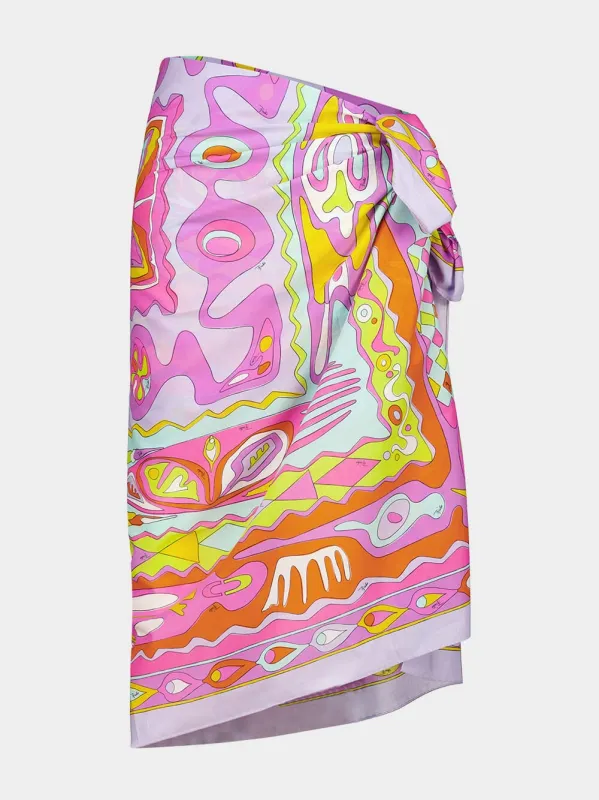 Angoli Print Cotton Sarong made by Emilio Pucci