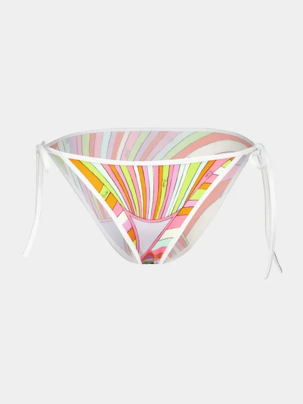 Iride Print Bikini Bottom made by Emilio Pucci
