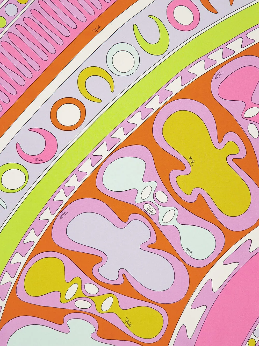Soleil Print Silk Carré Scarf sold by Fashion Clinic product image thumbnail 4