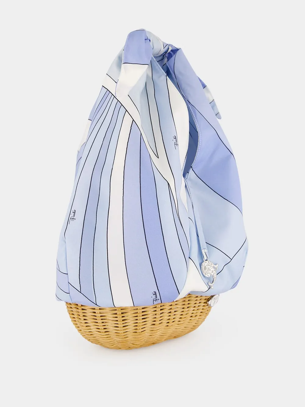Pale Blue Iride Picnic Bag sold by Fashion Clinic product image thumbnail 2