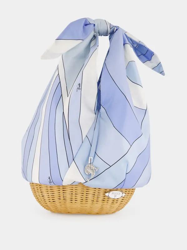 Pale Blue Iride Picnic Bag made by Emilio Pucci