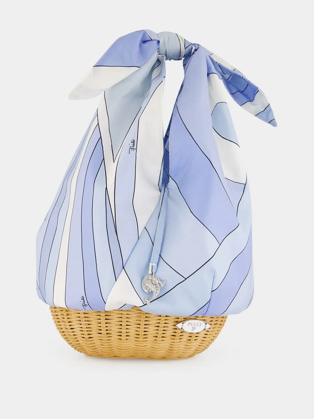 Pale Blue Iride Picnic Bag sold by Fashion Clinic