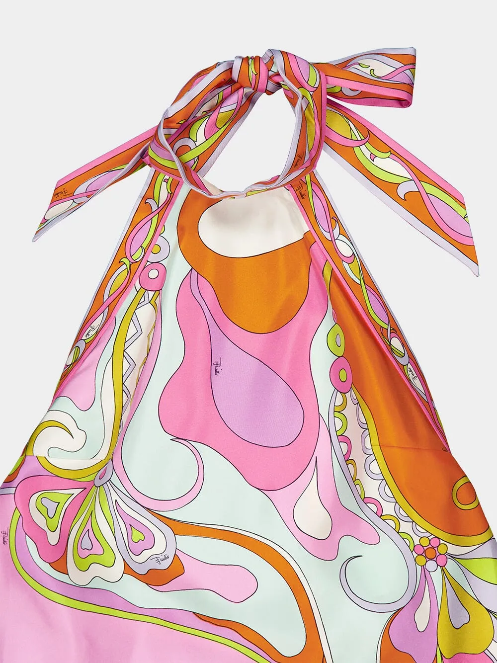Orchidee Print Silk Top sold by Fashion Clinic product image thumbnail 3