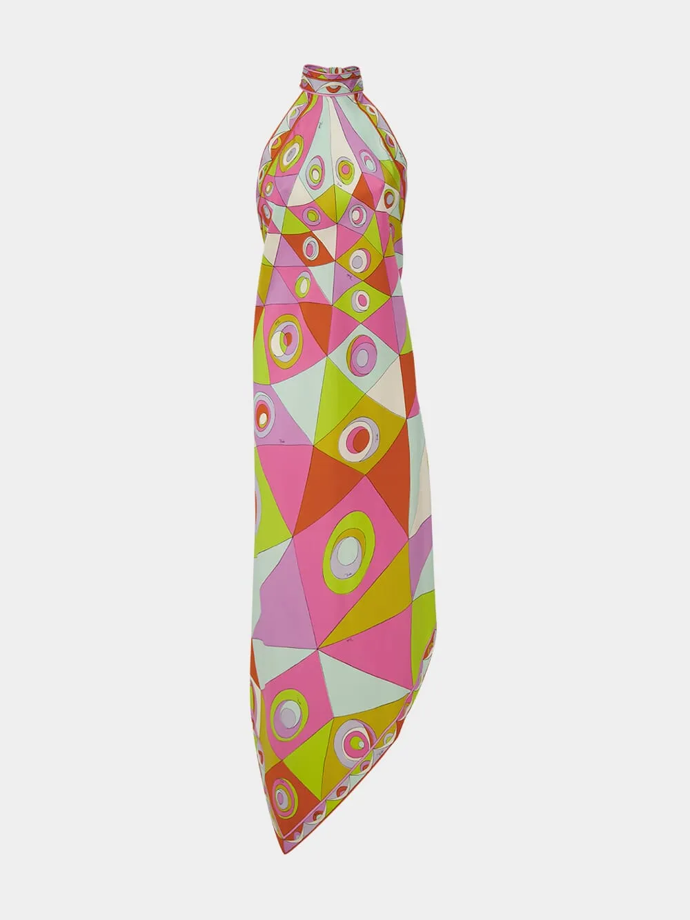 Occhi Print Silk Halter Dress sold by Fashion Clinic product image thumbnail 2