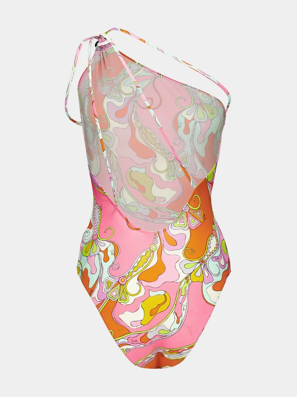Orchidee Print One-Shoulder Swimsuit sold by Fashion Clinic product image thumbnail 2