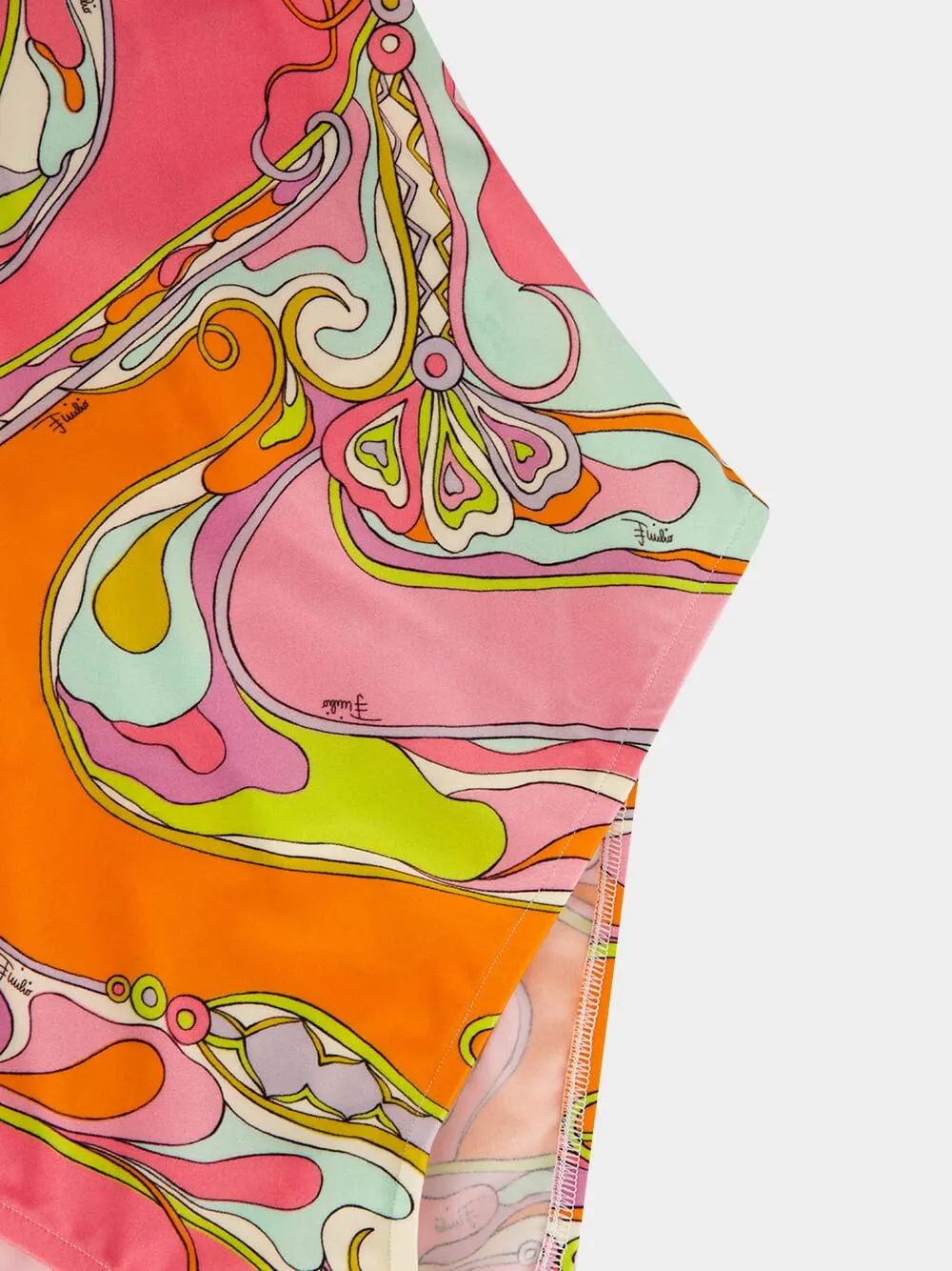 Orchidee Print One-Shoulder Swimsuit sold by Fashion Clinic product image thumbnail 3