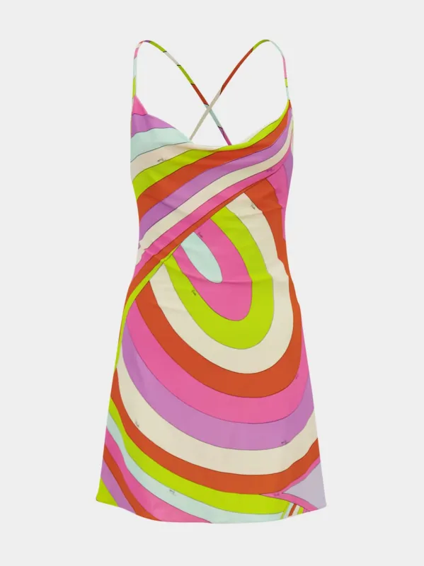 Iride Print Short Dress made by Emilio Pucci
