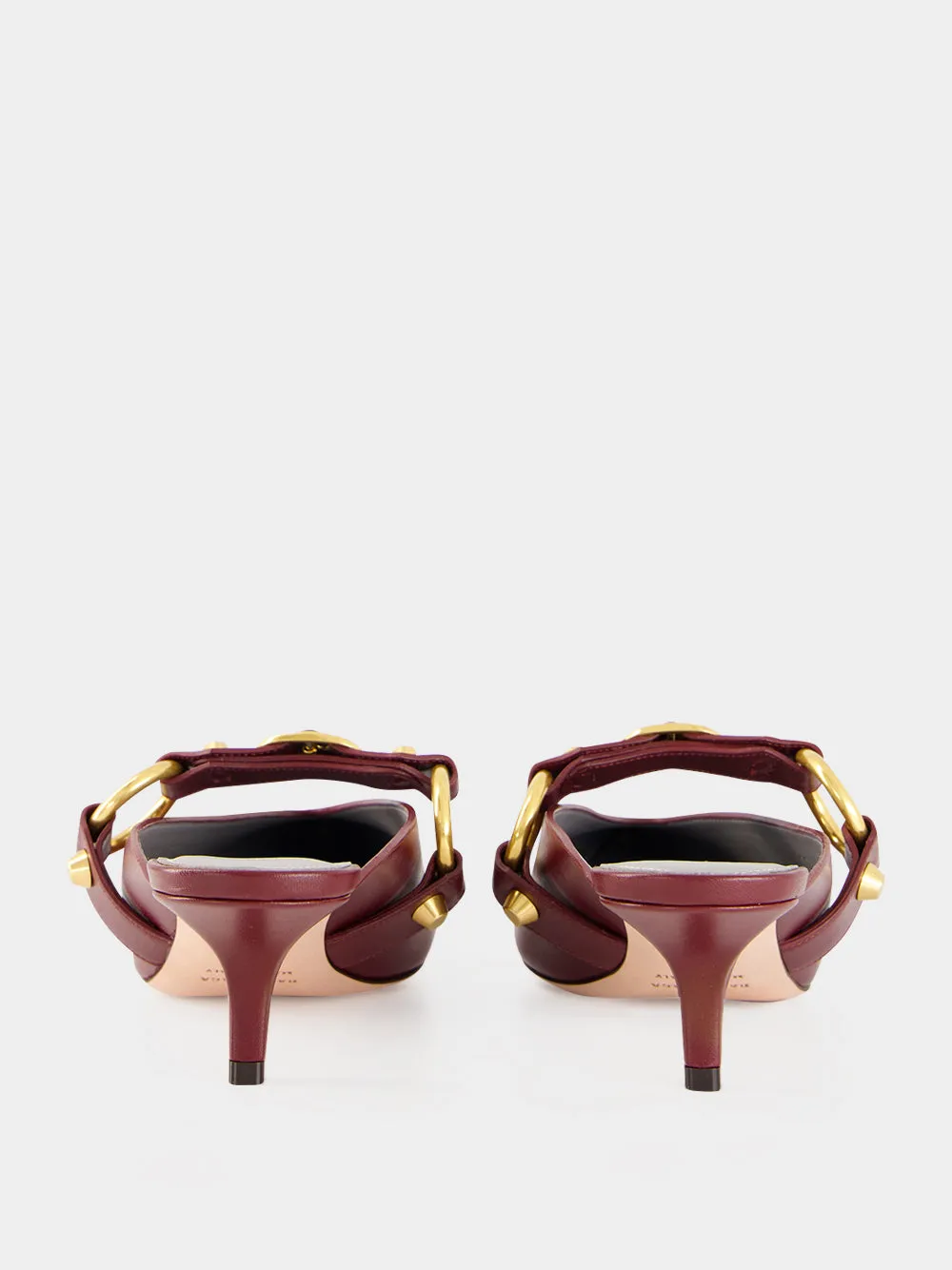 Merlot City 45 Mule in Calfskin sold by Fashion Clinic product image thumbnail 4