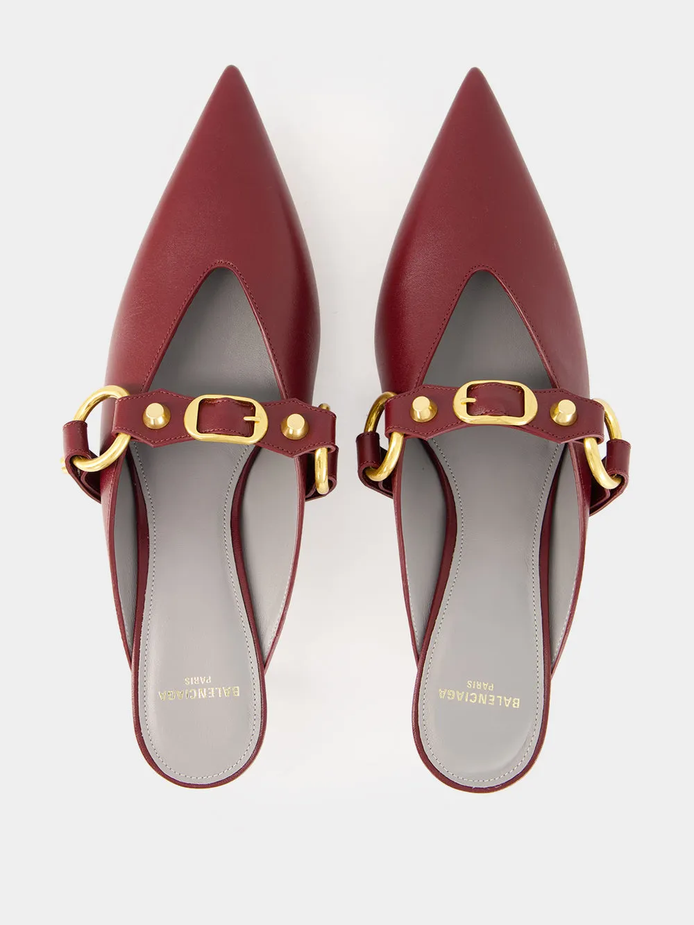 Merlot City 45 Mule in Calfskin sold by Fashion Clinic product image thumbnail 3