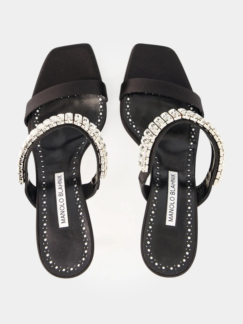 Black Sakobay 70 Satin Sandals sold by Fashion Clinic product image thumbnail 4