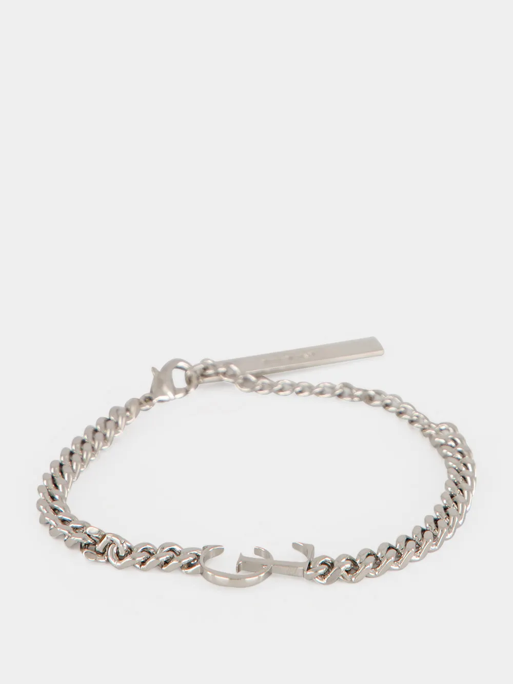 Silver CL Metal Bracelet sold by Fashion Clinic
