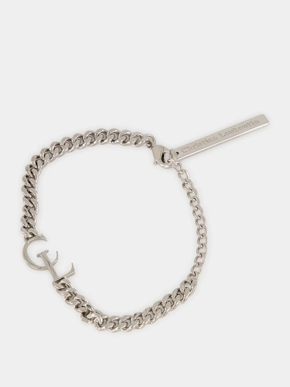 Silver CL Metal Bracelet sold by Fashion Clinic product image thumbnail 3