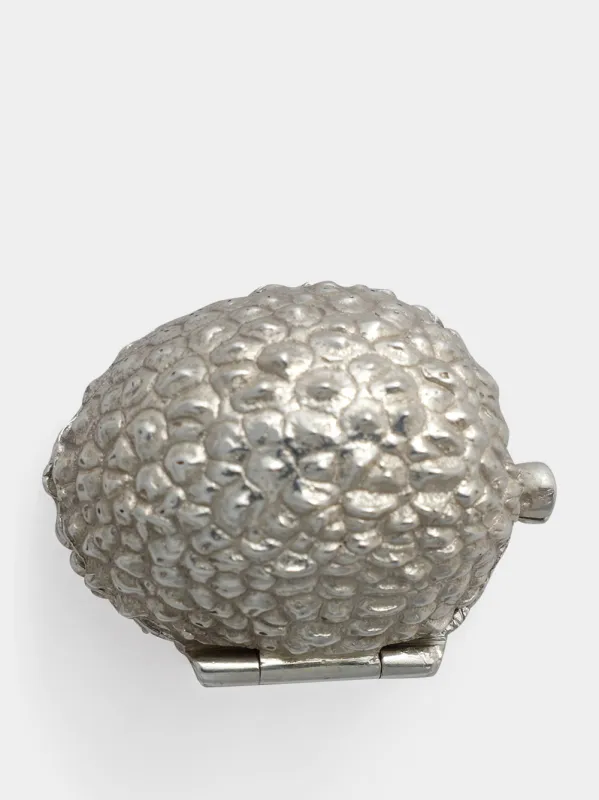 Silver Lychee Box made by Fashion Clinic