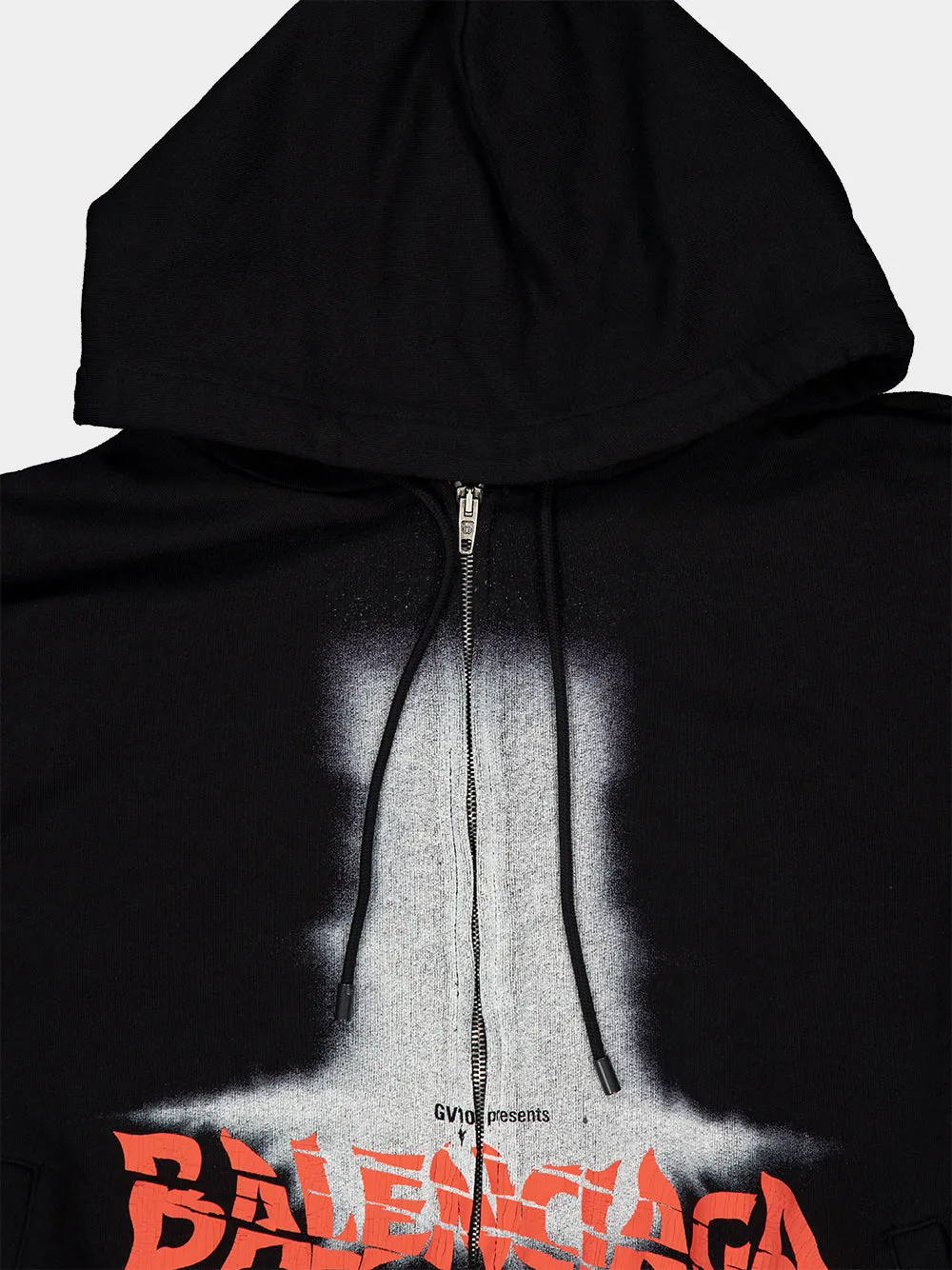 Black The Door Zip-Up Hooded Sweatshirt sold by Fashion Clinic product image thumbnail 5