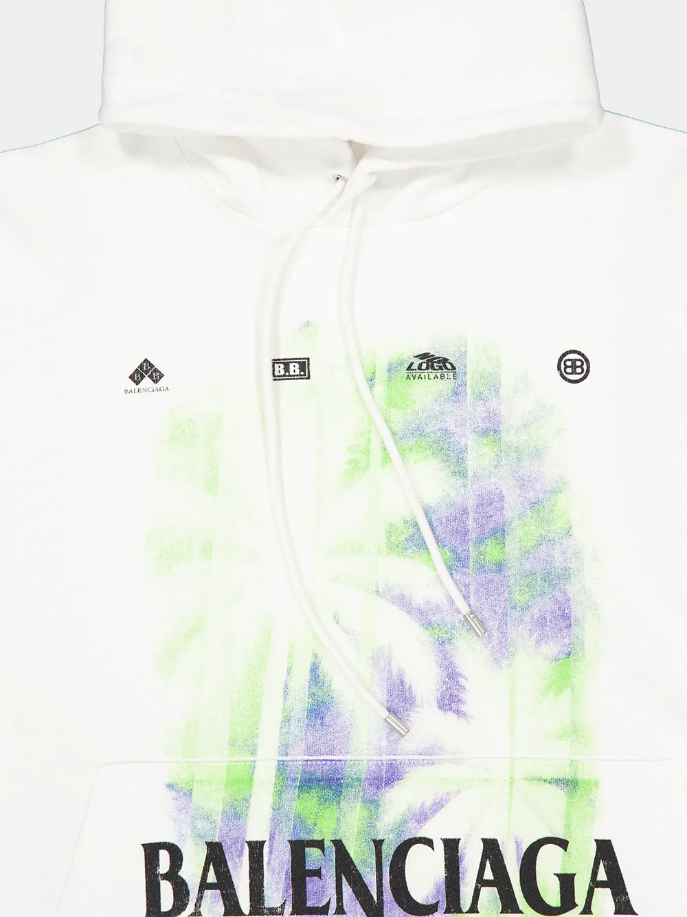 White Oversized The Window Medium Hooded Sweatshirt sold by Fashion Clinic product image thumbnail 3