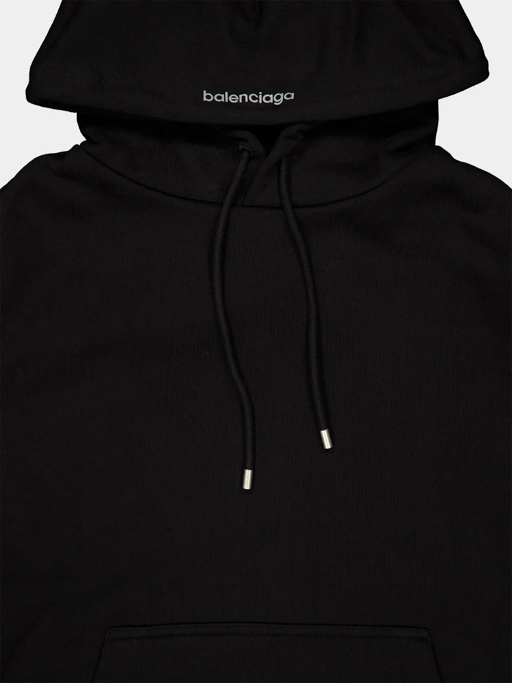Black Sleeveless Hooded Sweatshirt sold by Fashion Clinic product image thumbnail 3