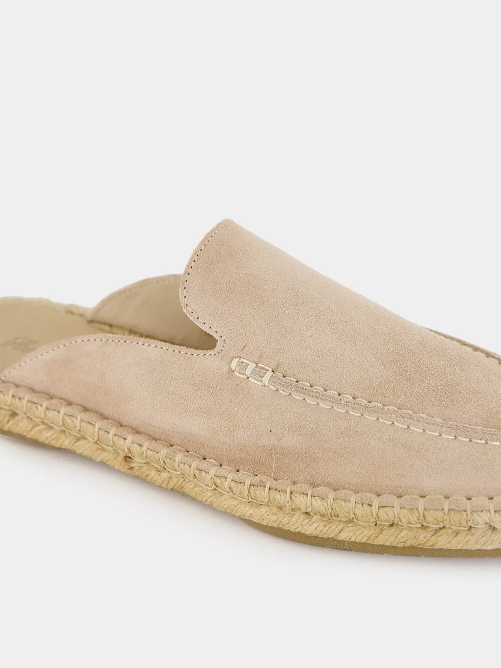 Beige Beachside Suede Espadrille Mules sold by Fashion Clinic product image thumbnail 5