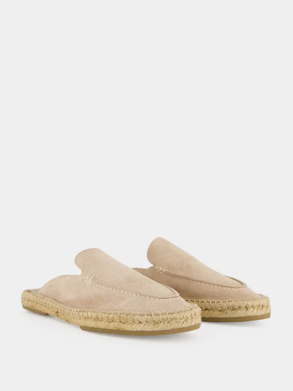 Beige Beachside Suede Espadrille Mules sold by Fashion Clinic product image thumbnail 3