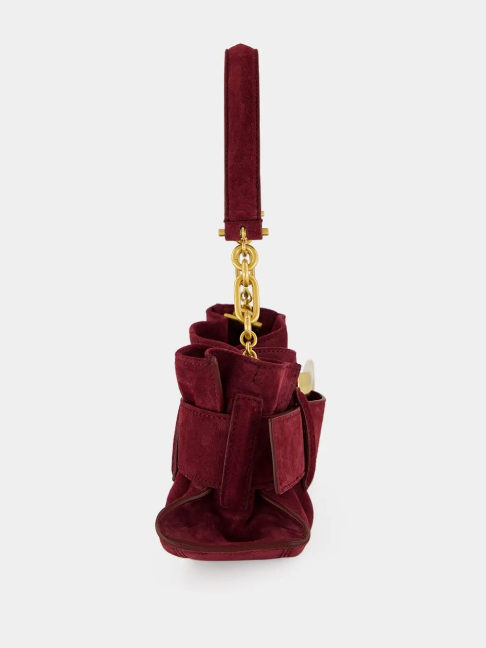 Red Anthem Mini Suede Bag sold by Fashion Clinic product image thumbnail 4