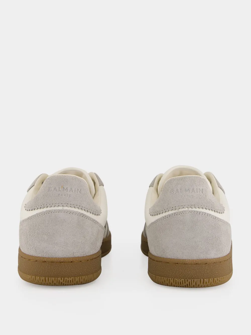 Light Grey Swan Leather Trainers sold by Fashion Clinic product image thumbnail 5
