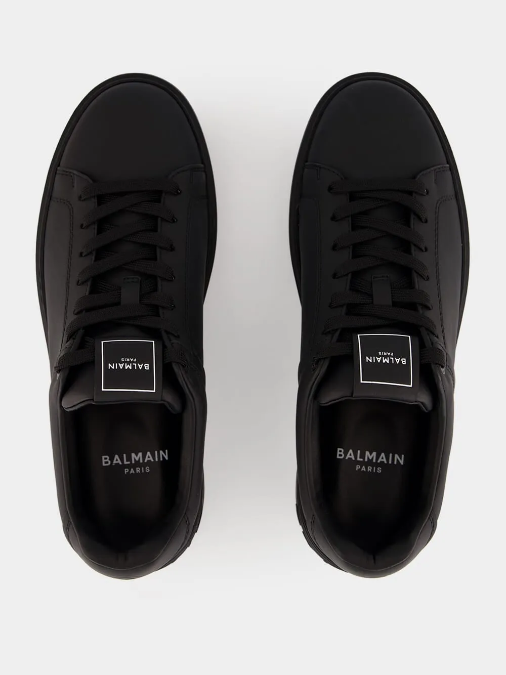 Black B-Court Calfskin Sneakers sold by Fashion Clinic product image thumbnail 3