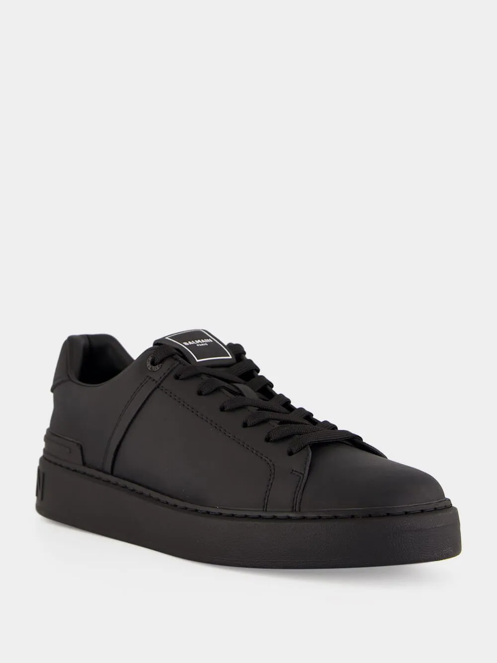 Black B-Court Calfskin Sneakers sold by Fashion Clinic product image thumbnail 2