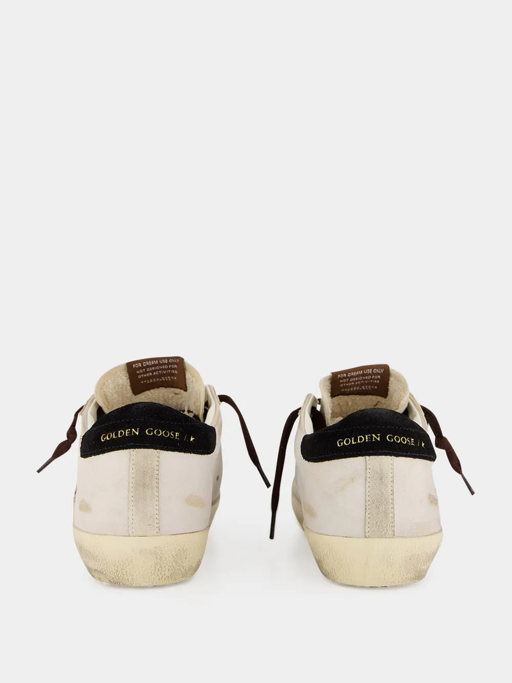 Seed Pearl and Black Super-Star Sneakers sold by Fashion Clinic product image thumbnail 5