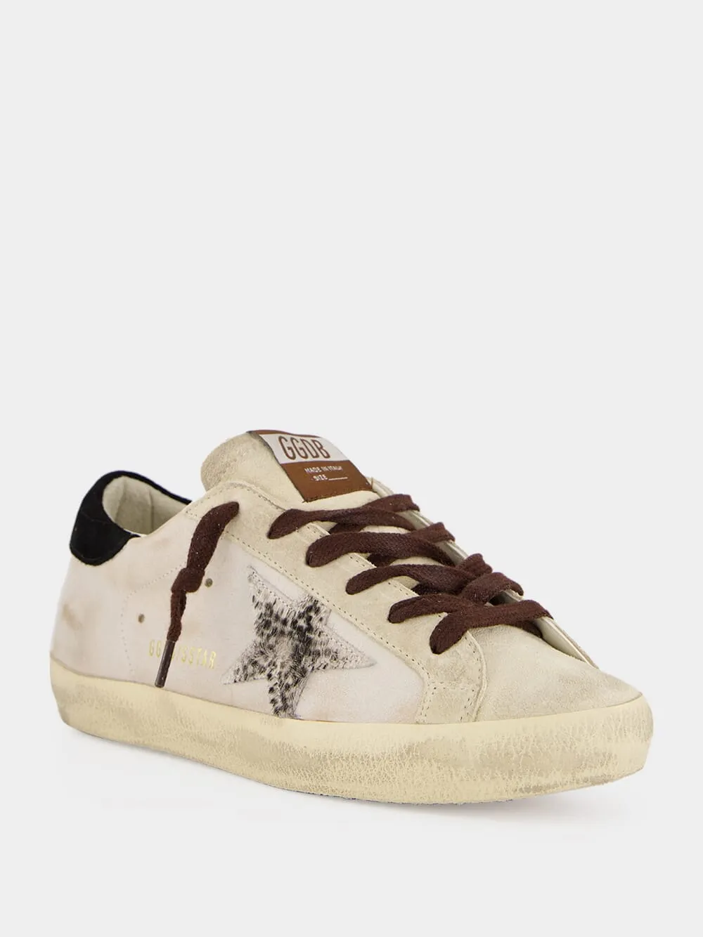 Seed Pearl and Black Super-Star Sneakers sold by Fashion Clinic product image thumbnail 2