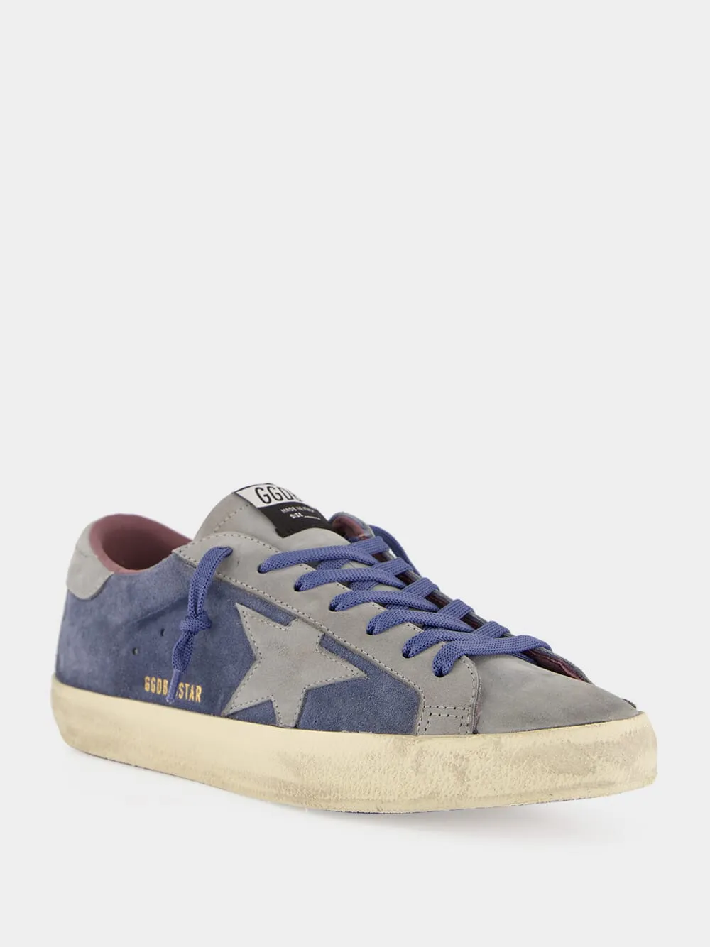 Blue and Silver Super-Star Sneakers sold by Fashion Clinic product image thumbnail 2