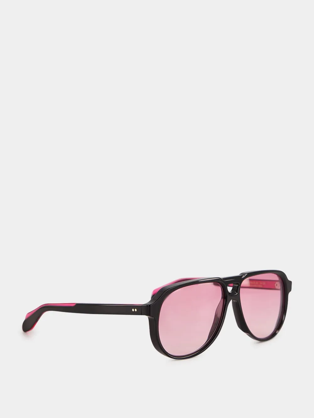 Black and Pink 9782 Aviator Sunglasses sold by Fashion Clinic product image thumbnail 2