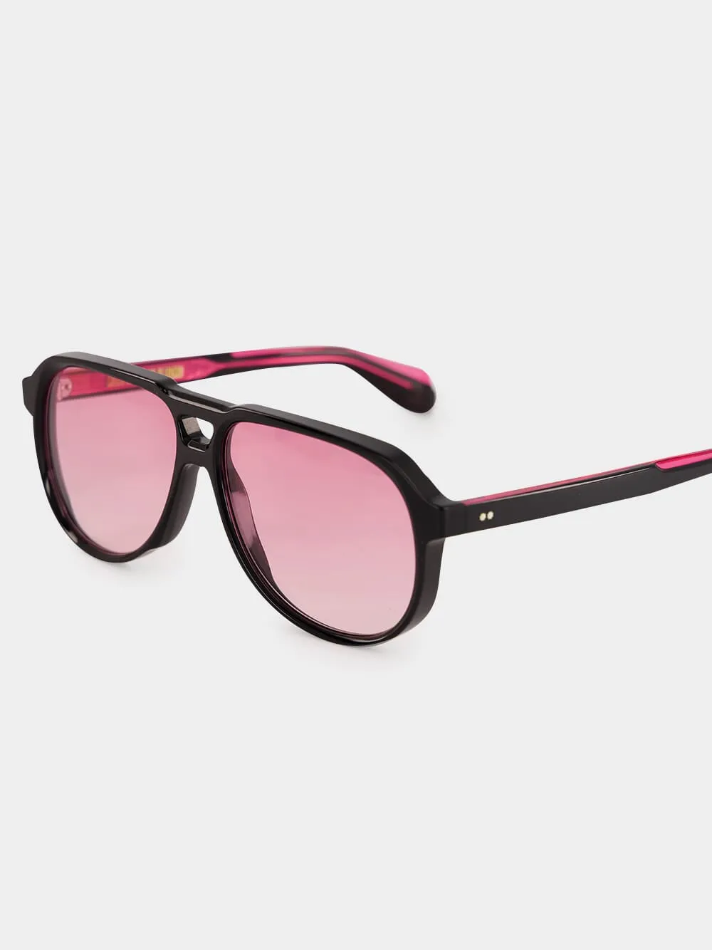 Black and Pink 9782 Aviator Sunglasses sold by Fashion Clinic product image thumbnail 4