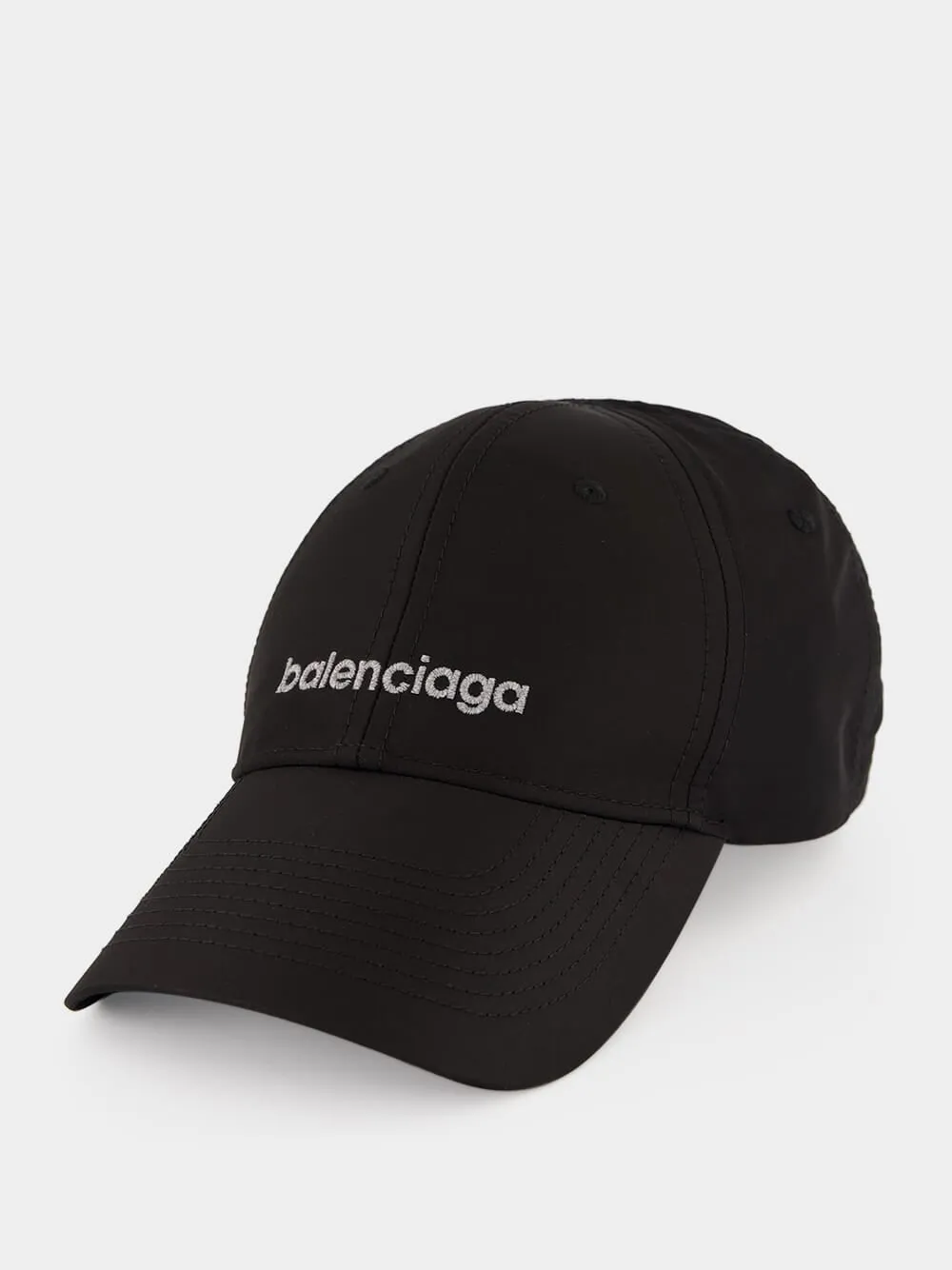 Black Techwear Logo Cap sold by Fashion Clinic
