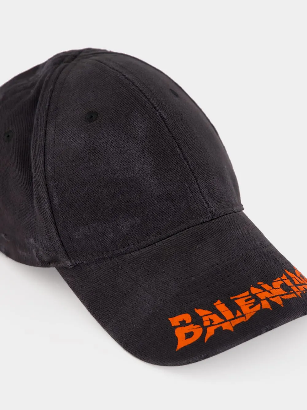 Black Logo Cotton Cap sold by Fashion Clinic product image thumbnail 4