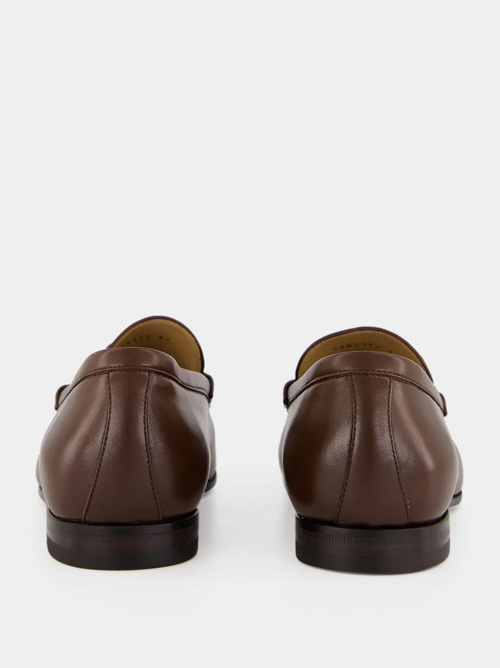 Brown VLogo Signature Nappa Loafers sold by Fashion Clinic product image thumbnail 5