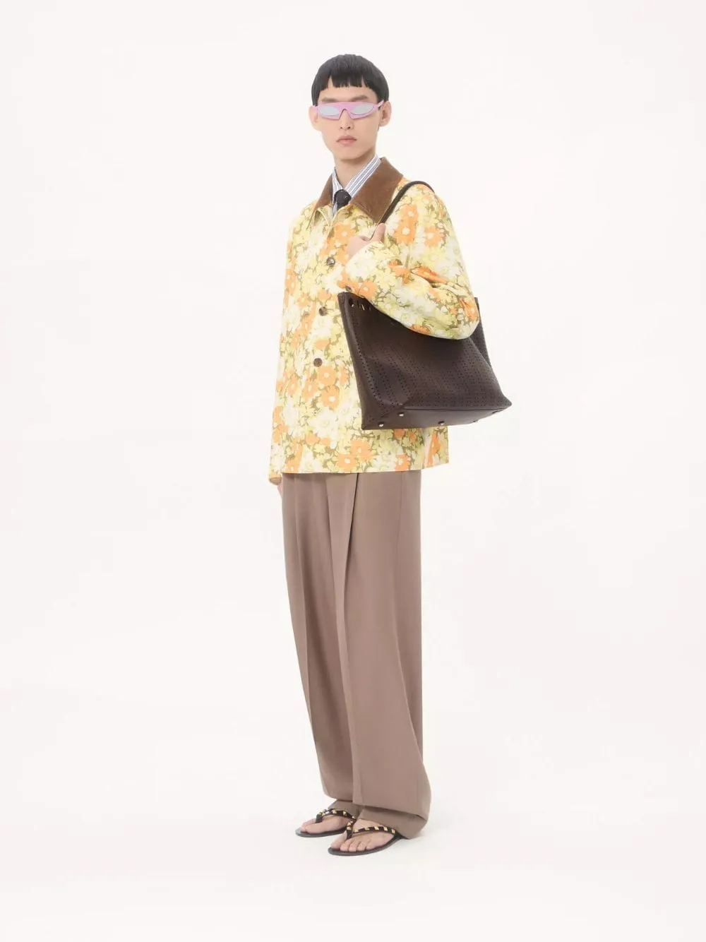 Brown Dottie Medium Shopping Bag sold by Fashion Clinic product image thumbnail 2