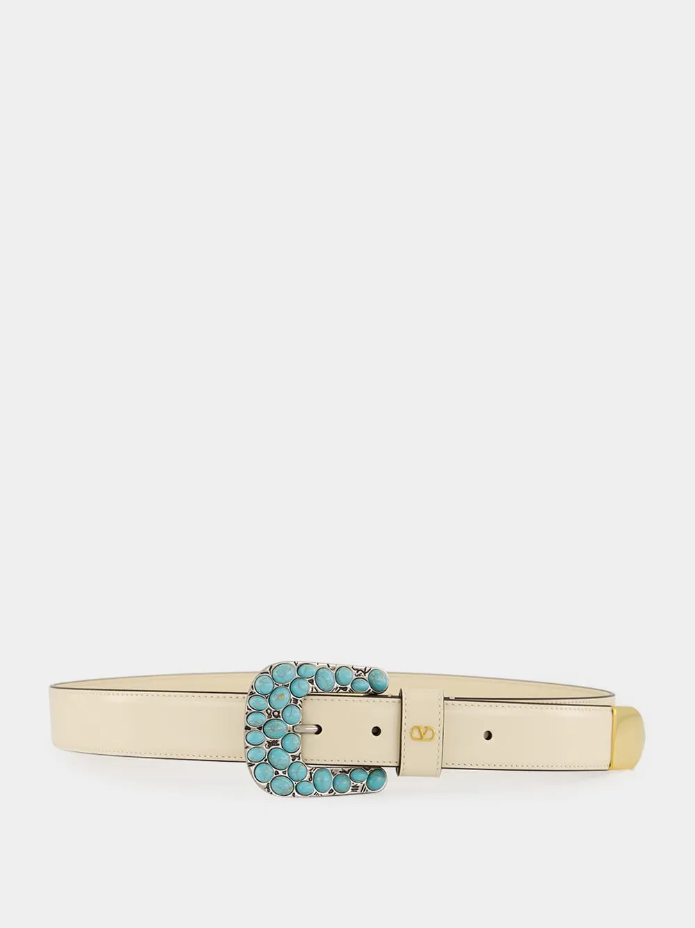 Butter VLogo Signature Leather Belt sold by Fashion Clinic