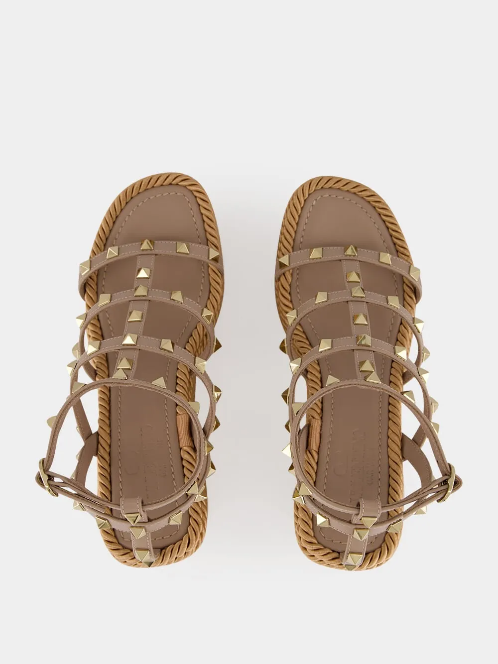 Poudre Rockstud Wedge Espadrilles sold by Fashion Clinic product image thumbnail 4