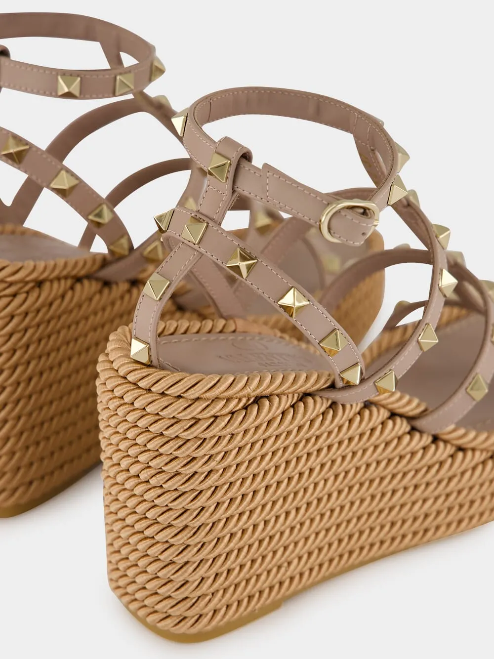 Poudre Rockstud Wedge Espadrilles sold by Fashion Clinic product image thumbnail 5