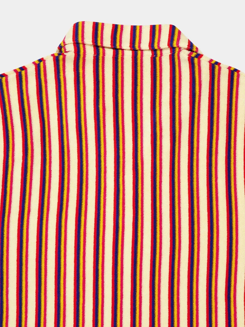Orand and Brown Striped V-Neck Viscose Polo sold by Fashion Clinic product image thumbnail 4