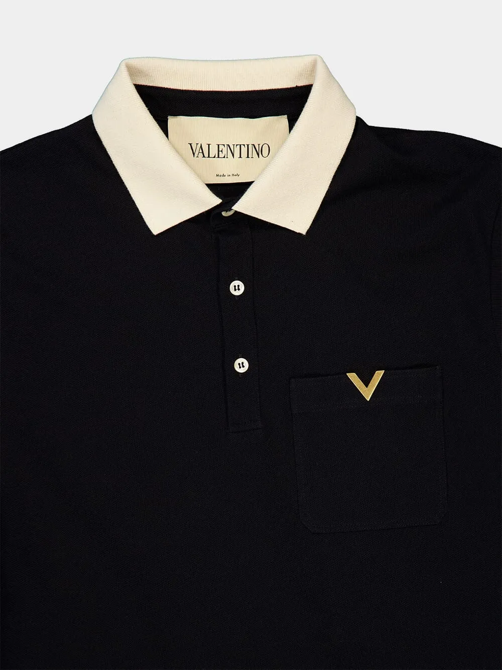 Black and Butter Cotton Piqué Polo Shirt sold by Fashion Clinic product image thumbnail 5