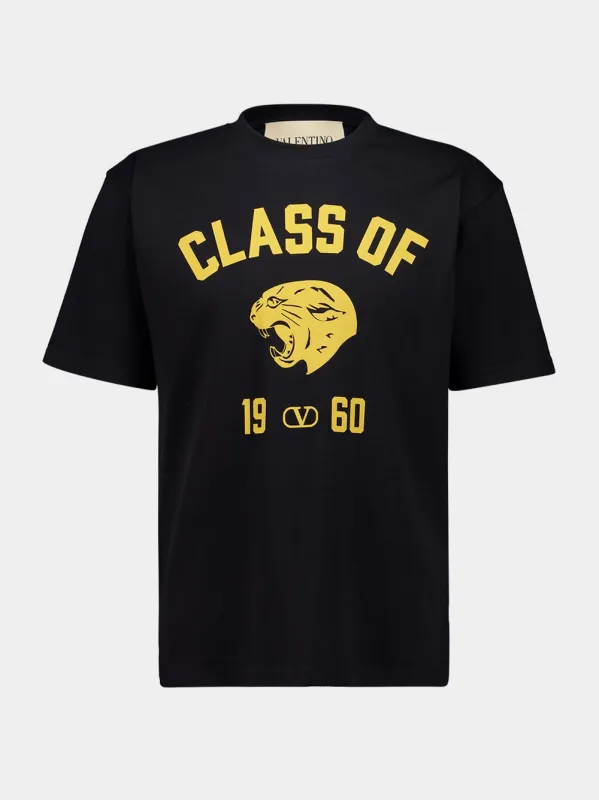 Black and Yellow Class of 1960 T-Shirt made by Valentino Garavani