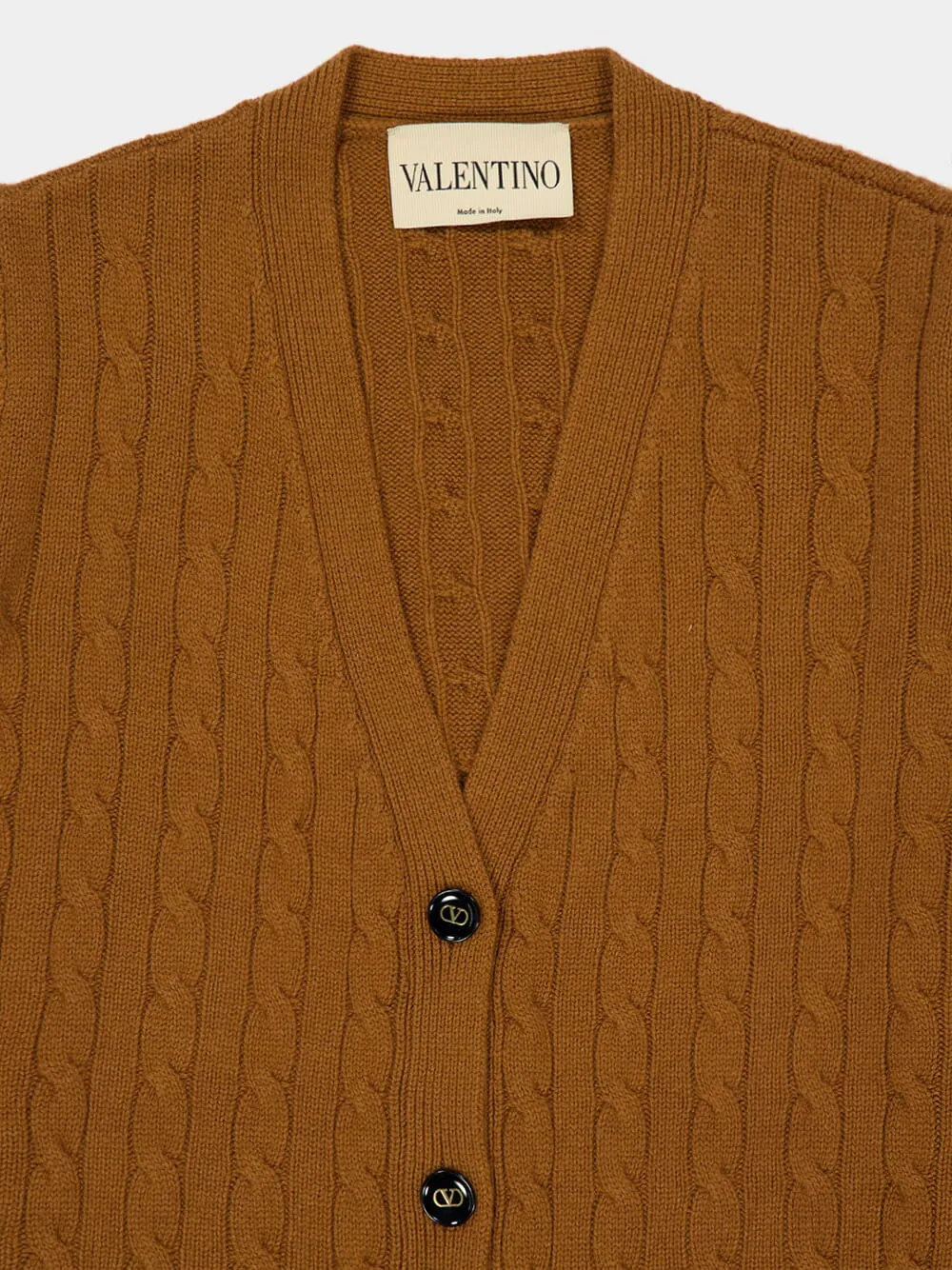 Bright Cuir Cashmere Knit Cardigan sold by Fashion Clinic product image thumbnail 3