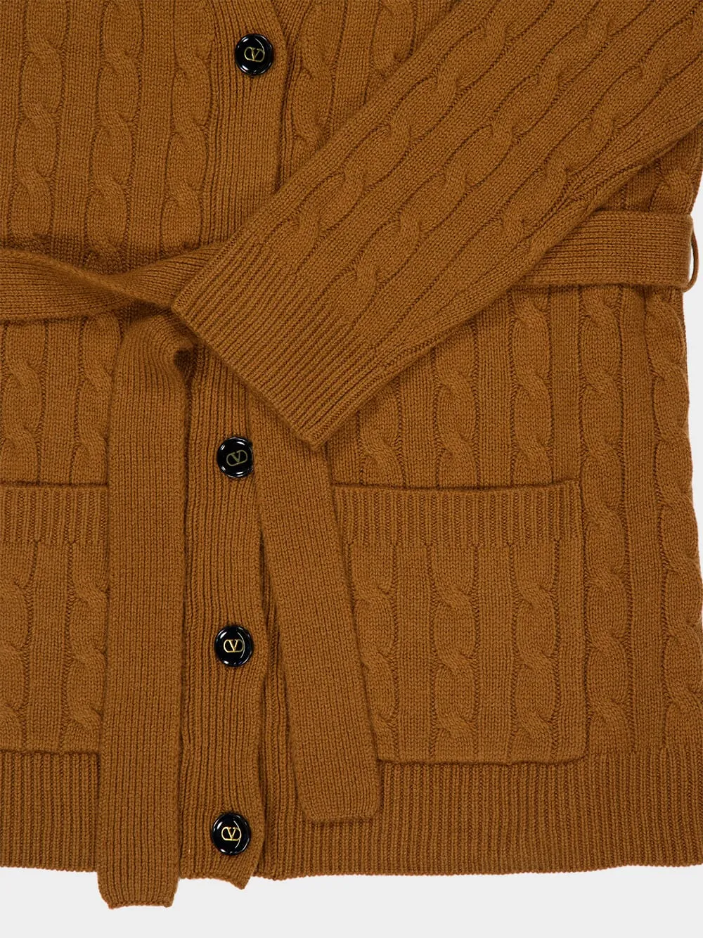 Bright Cuir Cashmere Knit Cardigan sold by Fashion Clinic product image thumbnail 4