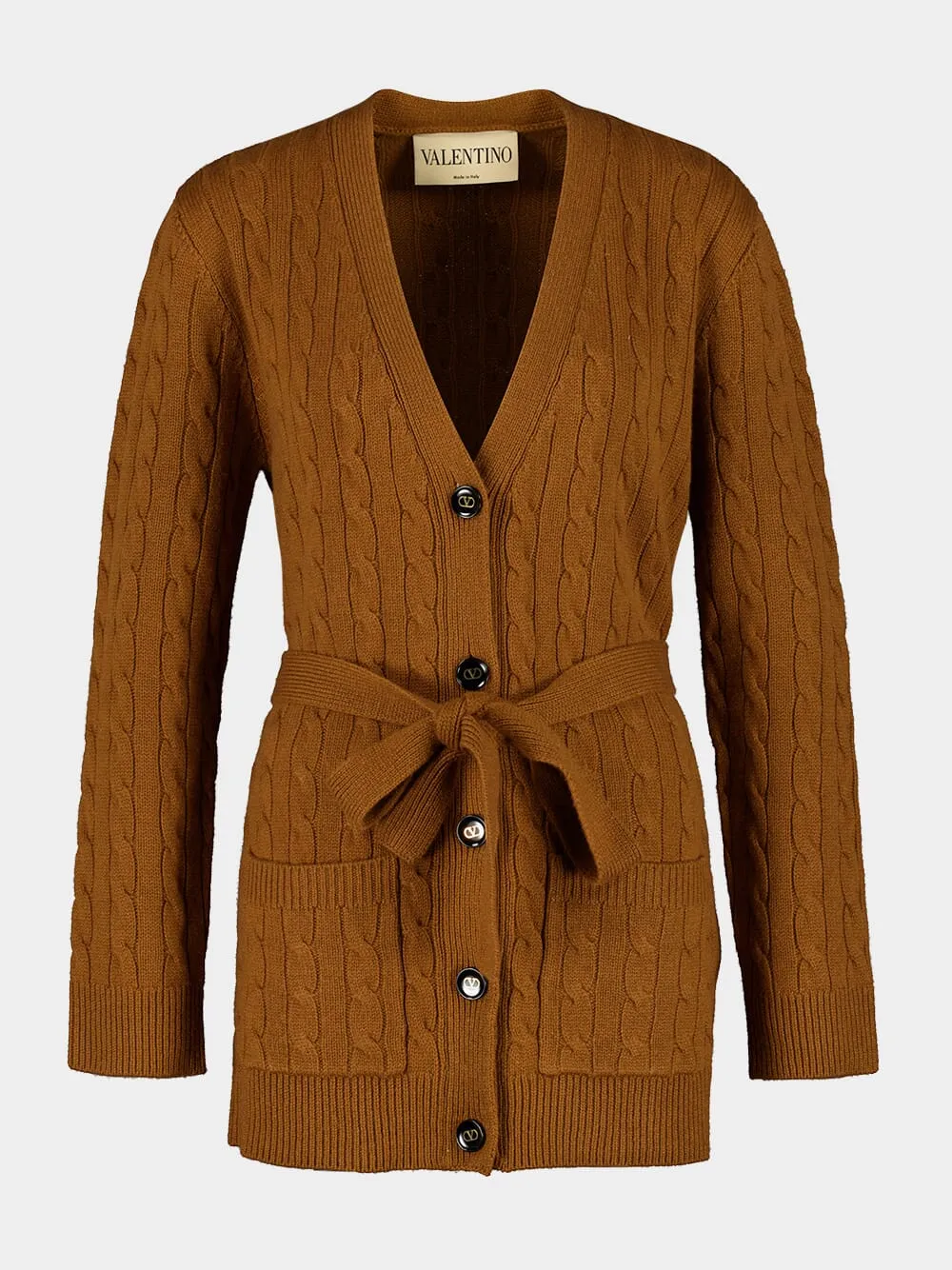 Bright Cuir Cashmere Knit Cardigan sold by Fashion Clinic