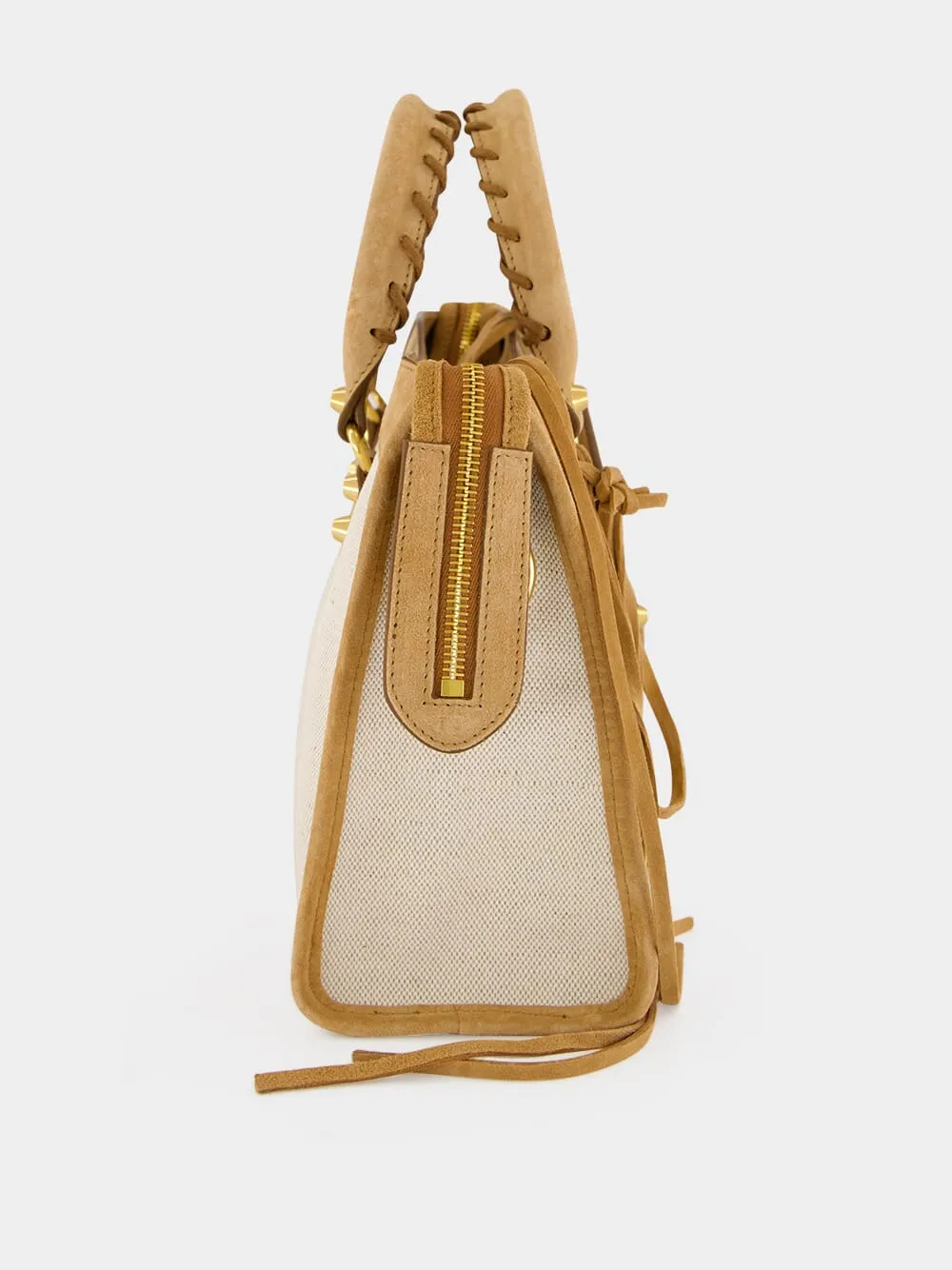 Beige and Camel Le City Small Bag sold by Fashion Clinic product image thumbnail 4