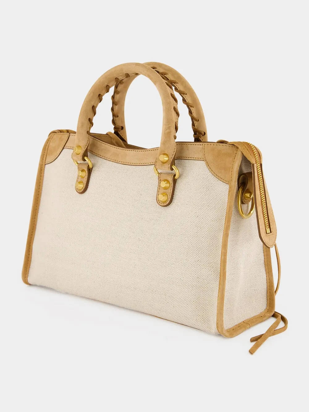 Beige and Camel Le City Small Bag sold by Fashion Clinic product image thumbnail 5